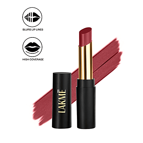Lakme Absolute Beyond Matte Lipstick, 3.4 g 104 Maroon Magnet