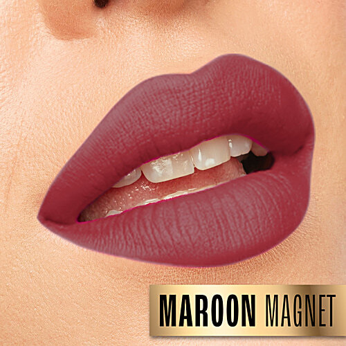 Lakme Absolute Beyond Matte Lipstick, 3.4 g 104 Maroon Magnet