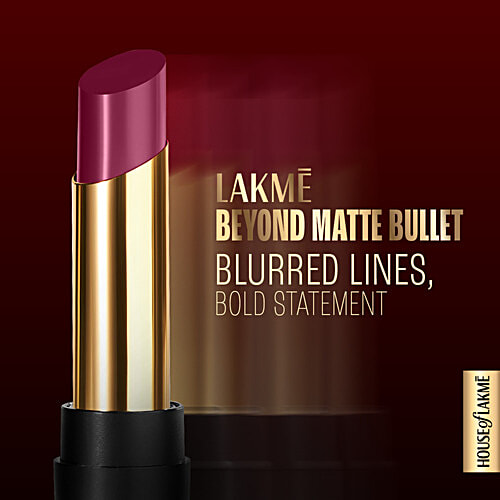 Lakme Absolute Beyond Matte Lipstick, 3.4 g 501 Burgundy Boss
