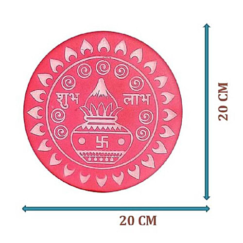 Creative Space Rangoli Channi - Assorted, 20x1x20 cm, 1 pc  Diwali Rangoli
 Multicolour Stencil