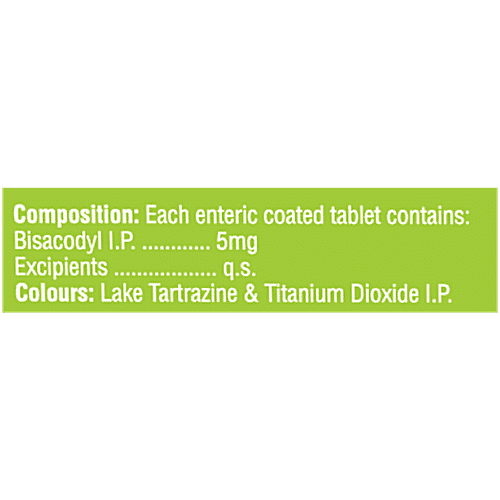 Cremaffin Fresh Bisacodyl Tablets, Laxatives 5 mg, 10 pcs  Fast Relief From Constipation