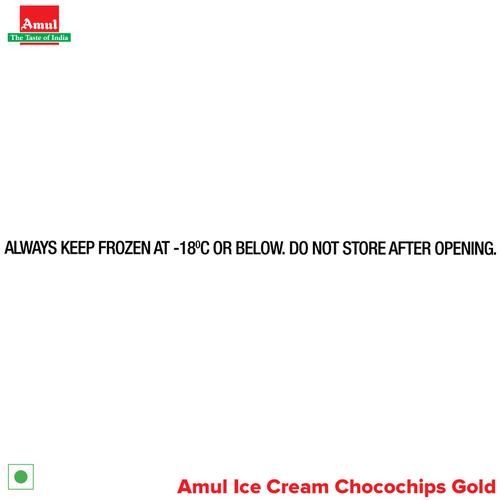 Amul Gold Chocochips Chocolate Ice Cream, 125 ml  