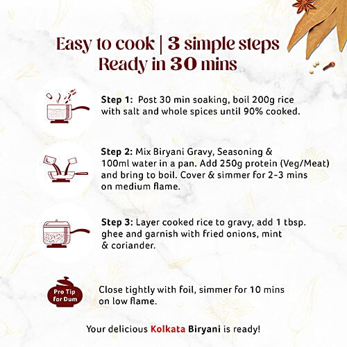 India Gate Classic Kolkata Biryani Masala, 120 g