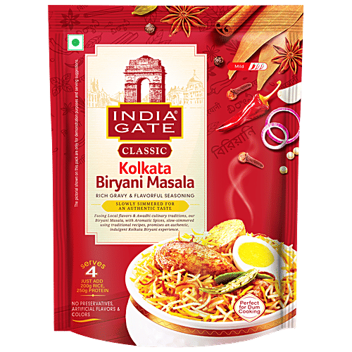 India Gate Classic Kolkata Biryani Masala, 120 g