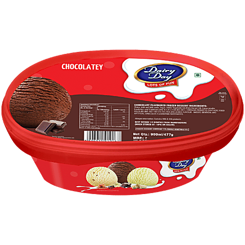 Dairy day Chocolatey Flavoured Frozen Dessert, 900 ml Tub 