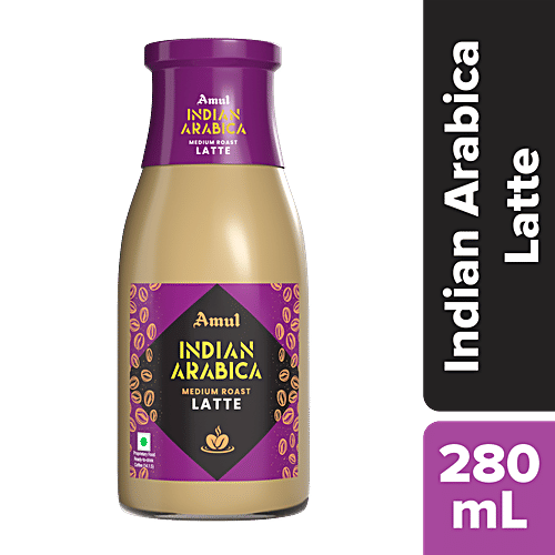 Amul Indian Arabica Medium Roast Latte, 280 ml  