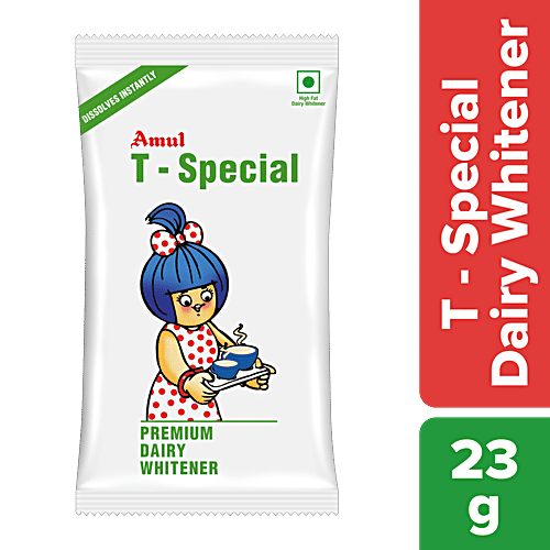 Amul 'T-Special' Premium Dairy Whitener, 23 g Pouch 