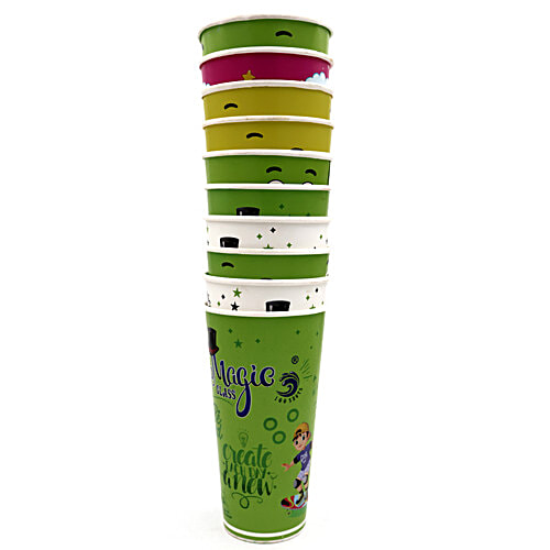 Darling Toys Magic Glass Printed Emoji, Turn Plain Water Into Colourful Water More Than 50 Times, 500 ml  