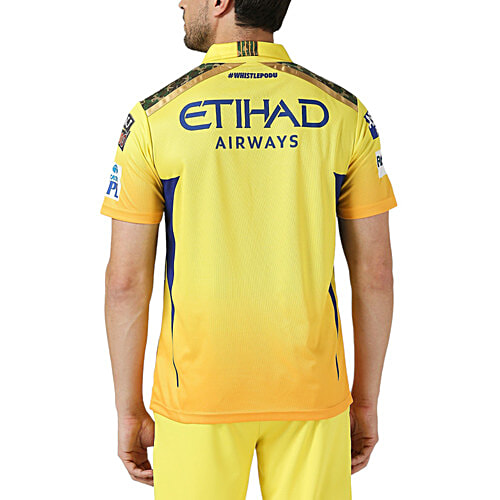 Playr X Chennai Super Kings Fan Jersey T-Shirt, 1 pc (Size - S) 