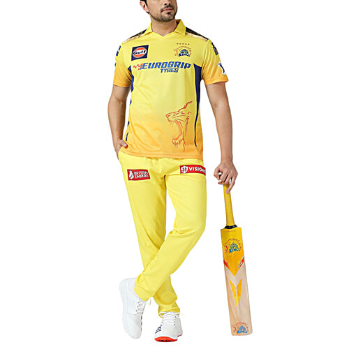 Playr X Chennai Super Kings Fan Jersey T-Shirt, 1 pc (Size - S) 