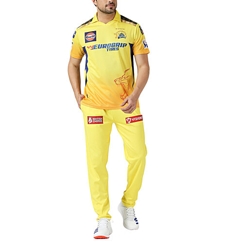 Playr X Chennai Super Kings Fan Jersey T-Shirt, 1 pc (Size - XL)