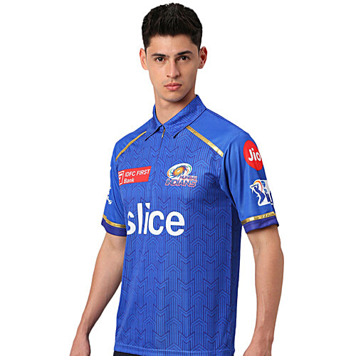 playR x Mumbai Indians Fan Jersey T-Shirt, 1 pc (Size - S)