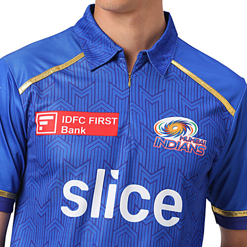 playR x Mumbai Indians Fan Jersey T-Shirt, 1 pc (Size - L) 