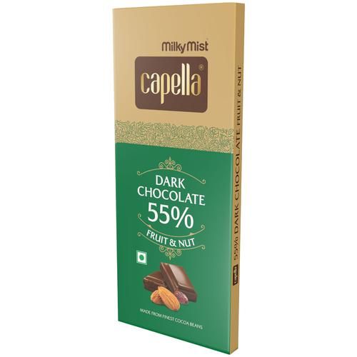 Milky Mist Capella 55% Dark Chocolate - Fruit & Nut, 125 g  