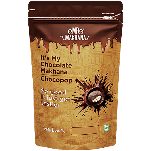 MR. MAKHANA Chocopop - Chocolate Makhana, 65 g Pouch 