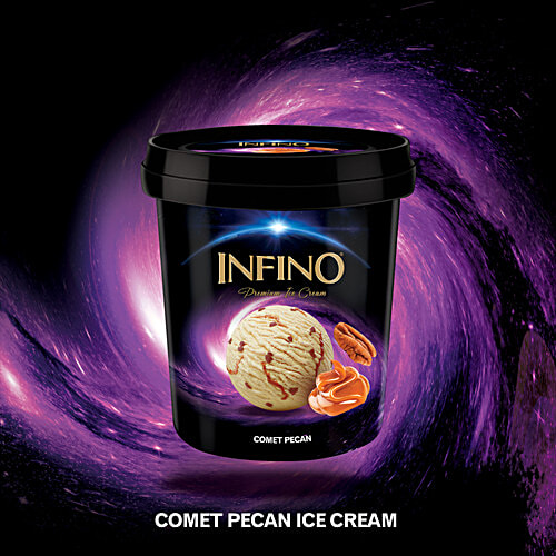 Infino Comet Pecan Ice Cream, 700 ml  