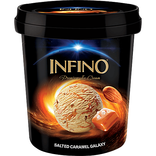 Infino Salted Caramel Galaxy Ice Cream, 125 ml