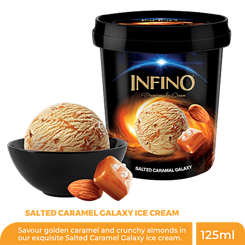 Infino Salted Caramel Galaxy Ice Cream, 125 ml
