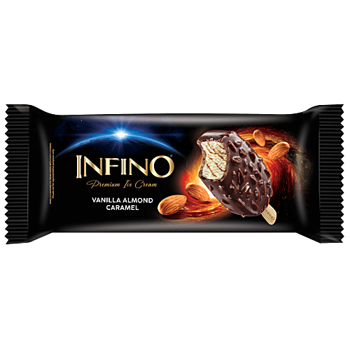 Infino Vanilla Almond Caramel Premium Ice Cream, 80 ml  