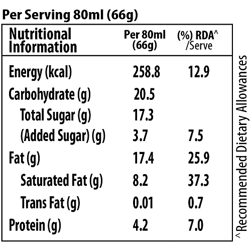 Infino Vanilla Almond Caramel Premium Ice Cream, 80 ml  