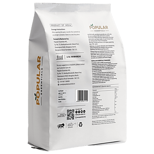 Popular Essentials Tamarind/Imli, 500 g  