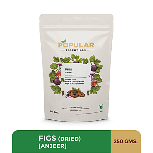 Popular Essentials Figs/Anjeer, 250 g  