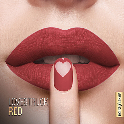 Lakme Xtraordin-Airy Lip Mousse, 4.6 g Lovestruck Red 