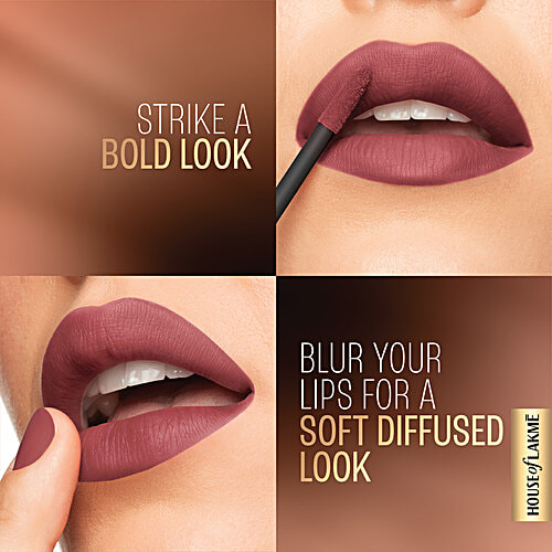 Lakme Xtraordin-Airy Lip Mousse, 4.6 g Bare Nude 