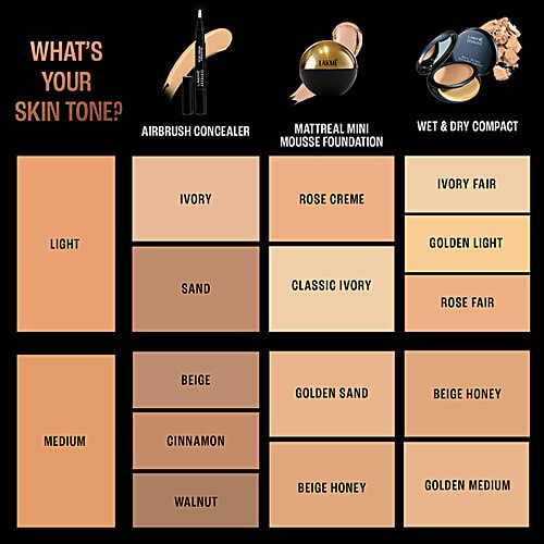 Lakme Xtraordin Airy Mattreal Mousse, 12 g Ivory Fair 