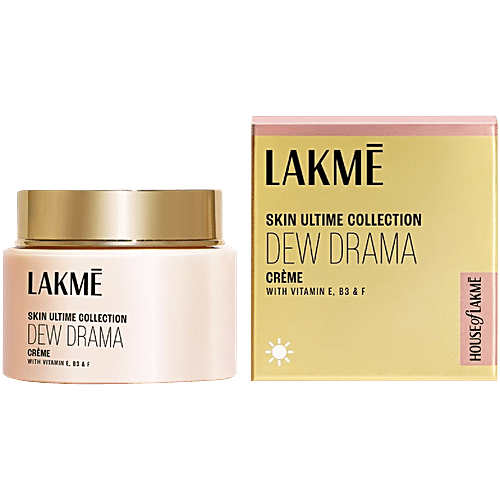 Lakme Skin Ultime Collection Dew Drama Creme - With Vitamin E, B3, F, 50 g  