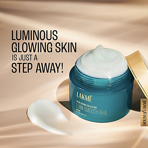 Lakme Skin Ultime Collection Lumi-Smooth AHA+ Gel Creme, 50 g  