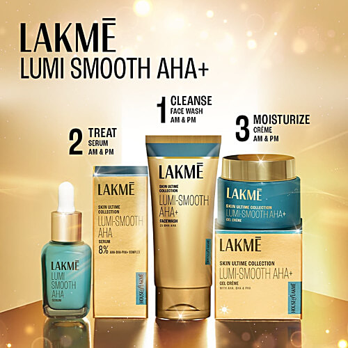 Lakme Skin Ultime Collection Lumi-Smooth AHA+ Gel Creme, 50 g  