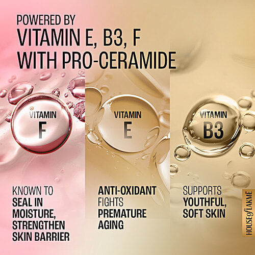 Lakme Dew Drama Facewash With Pro-Ceramides & 6% Vitamin E + B3 + F Complex For Glowing Skin, 100 g