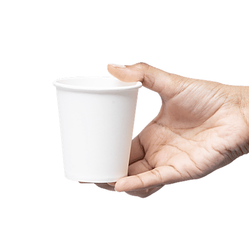 bb home Disposable Party Paper Cups/Glass, 200 ml (Pack of 25) 