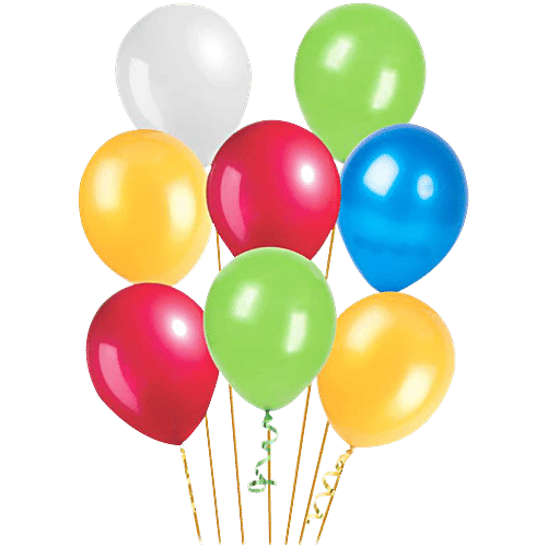 Creative Space Multicolour Balloon, 50 pcs  Multicolour Balloons Air or Helium, For Birthday Party