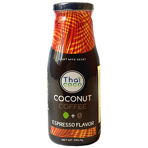 Thai Coco Coconut Coffee - Espresso Flavor, 250 ml  