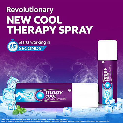 Moov Cool Spray, 35 g  Cool therapy Spray, Sports Injuries, Sprains, Strains
