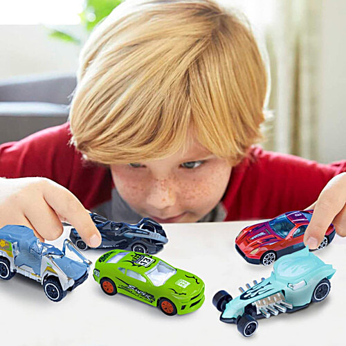 Wembley 1:64 Free Wheel + Pull Back Metal Die Cast Metal X Racers Toy Car - High-Speed Unbreakable Diecast Metal, Assorted Colours, 3 pcs  High-Speed
 Unbreakable Diecast Metal