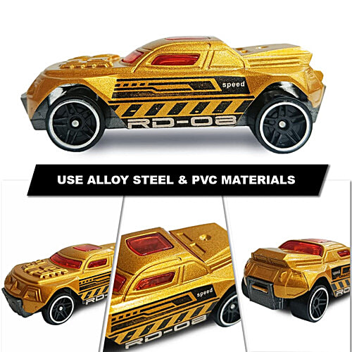 Wembley 1:64 Free Wheel + Pull Back Metal Die Cast Metal X Racers Toy Car - High-Speed Unbreakable Diecast Metal, Assorted Colours, 3 pcs  High-Speed
 Unbreakable Diecast Metal