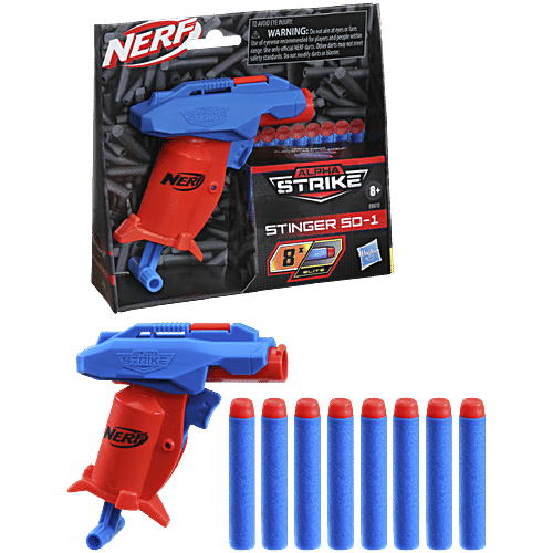 Nerf Alpha Strike Stinger SD-1 Toy Blaster - Includes 8 Official Elite Darts, 1 pc  Adrenaline-pumping Nerf battles
 Easy to use for first-time battlers