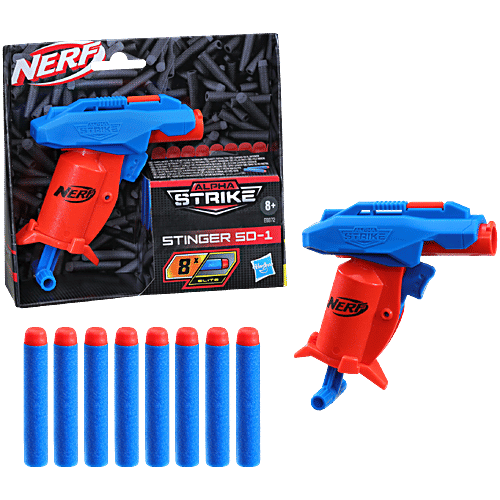 Nerf Alpha Strike Stinger SD-1 Toy Blaster - Includes 8 Official Elite Darts, 1 pc  Adrenaline-pumping Nerf battles
 Easy to use for first-time battlers