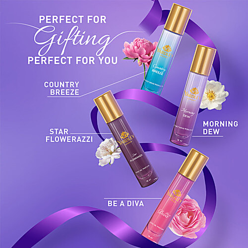 Yardley London Luxury Perfume Gift Set Combo For Women, 60 ml (15 ml x 4 pcs) 