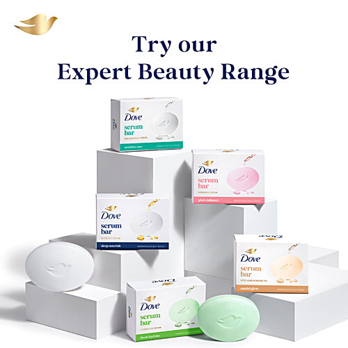 Dove Sensitive Care Pro-Ceramide Serum Bar, 125 g (Pack of 3) Hypoallergenic Formula, No Dyes, Dermatologically Tested