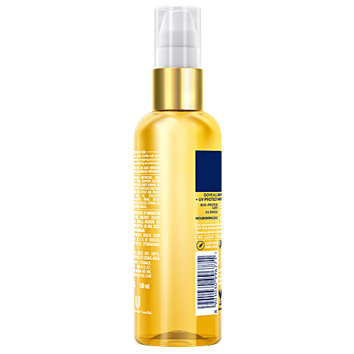 Dove All Day Nourish + UV protect Hair Serum For All Hair Types With Bio Protein Care, 100 ml Bio Protein Care