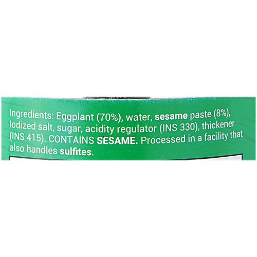 Al Wadi Baba Ghannouge, 385 g  Authentic Lebanese Recipe
 Roasted Eggplant Dip