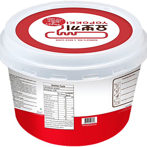 Yopokki Sweet & Spicy Topokki Rice Cake, 210 g