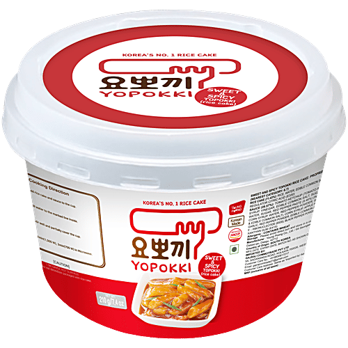 Yopokki Sweet & Spicy Topokki Rice Cake, 210 g