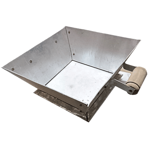 Divine Art Iron Hawan Kund - 15.24 x 10.16 cm, 1 pc  Sturdy Iron Construction
 Ideal for Religious Rituals