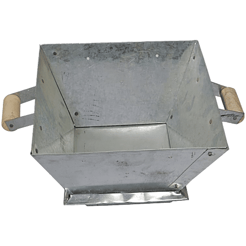 Divine Art Iron Hawan Kund - 15.24 x 10.16 cm, 1 pc  Sturdy Iron Construction
 Ideal for Religious Rituals