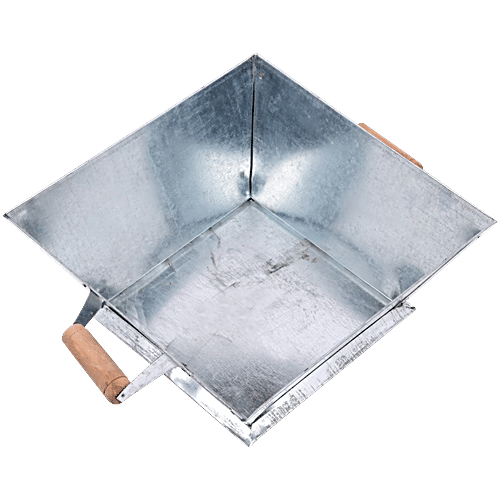 Divine Art Iron Hawan Kund - 15.24 x 10.16 cm, 1 pc  Sturdy Iron Construction
 Ideal for Religious Rituals